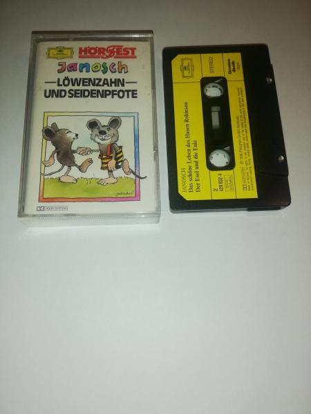 Löwenzahn und Seidenpfote Schwarz mit Gelben Aufkleber Hörfest 429832-4 Deutsche Grammophon